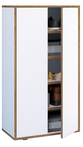 Produktbild: XL Holz Gro&szlig;er Schuhschrank Schuhkommode Salia B60