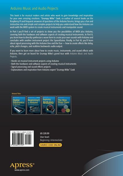 Produktbild: Arduino Music and Audio Projects
