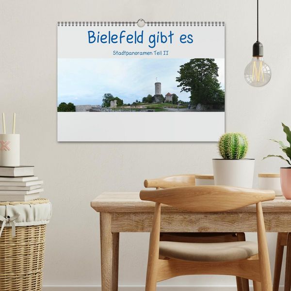Produktbild: Bielefeld gibt es! Stadtpanoramen Teil 2 (Wandkalender 2026 DIN A3 quer), CALVENDO Monatskalender