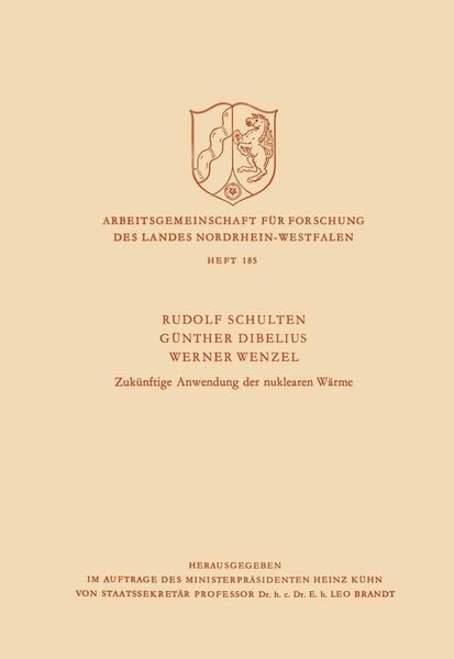 Produktbild: Einf&uuml;hrung: &Uuml;ber einige Probleme bei der Entwicklung eines Hochtemperaturreaktors zur Kohlevergasung. Elektrische Energie und W&auml;rme aus Gasturbinenpro