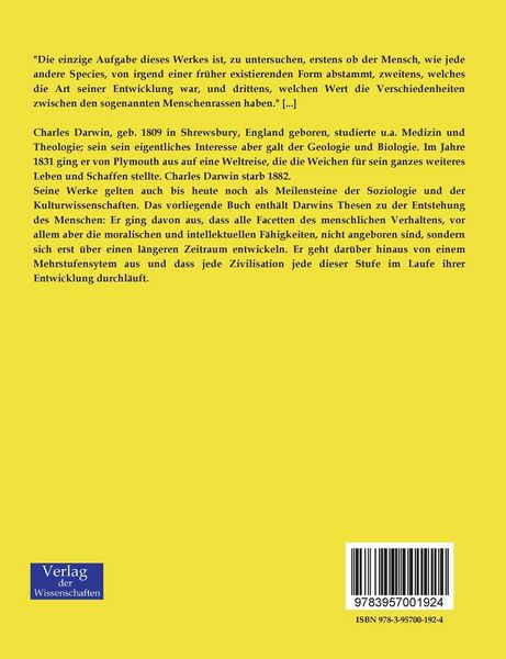 Produktbild: Die Abstammung des Menschen
