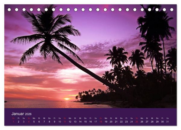 Produktbild: Traumstr&auml;nde (Tischkalender 2026 DIN A5 quer), CALVENDO Monatskalender
