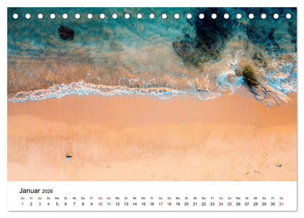 Produktbild: &Uuml;ber den Wolken - Spektakul&auml;re Luftaufnahmen (Tischkalender 2026 DIN A5 quer), CALVENDO Monatskalender