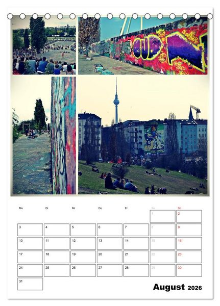 Produktbild: BERLIN / Planer (Tischkalender 2026 DIN A5 hoch), CALVENDO Monatskalender