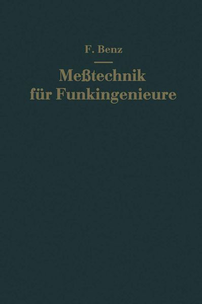Produktbild: Me&szlig;technik f&uuml;r Funkingenieure