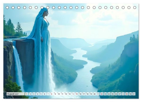 Produktbild: Titanen &ndash; Herrscher vor den G&ouml;ttern (Tischkalender 2027 DIN A5 quer), CALVENDO Monatskalender