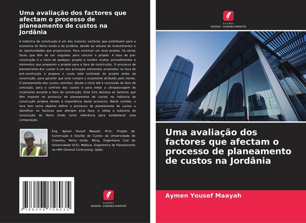 Produktbild: Uma avalia&ccedil;&atilde;o dos factores que afectam o processo de planeamento de custos na Jord&acirc;nia