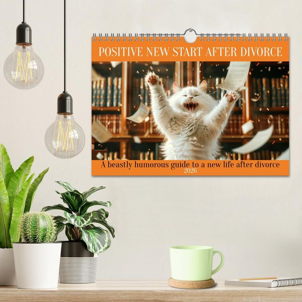Produktbild: Positive new start after divorce (Wall Calendar 2026 DIN A4 landscape), CALVENDO 12 Month Wall Calendar