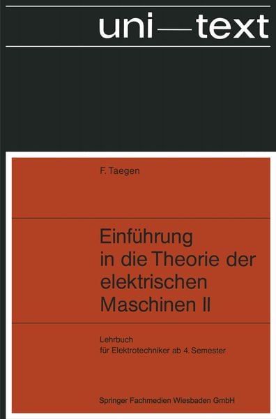 Produktbild: Einf&uuml;hrung in die Theorie der elektrischen Maschinen II