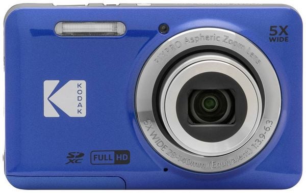 Produktbild: Kodak Pixpro FZ55 Friendly Zoom Digitalkamera 16 Megapixel Opt. Zoom: 5 x Blau Full HD Video, HDR-Video, Integrierter Akku