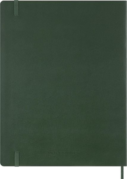 Produktbild: Moleskine 15 Monate Essential Wochenkalender 2026/2027, 1 Wo = 2 Seiten, vertikal, XXL, weicher Einband, Myrtengr&uuml;n