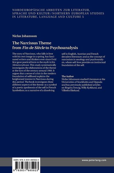 Produktbild: The Narcissus Theme from &laquo;Fin de Si&egrave;cle&raquo; to Psychoanalysis