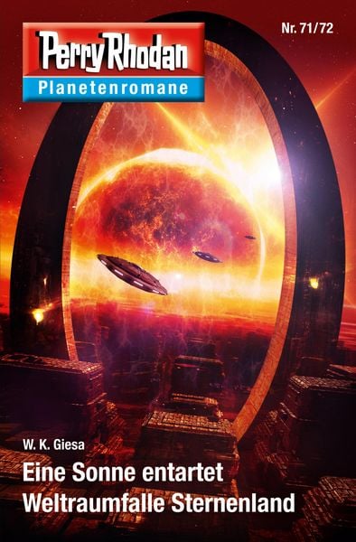 Produktbild: Planetenroman 71 + 72: Eine Sonne entartet / Weltraumfalle Sternenland