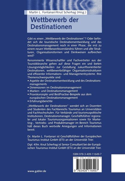 Produktbild: Wettbewerb der Destinationen