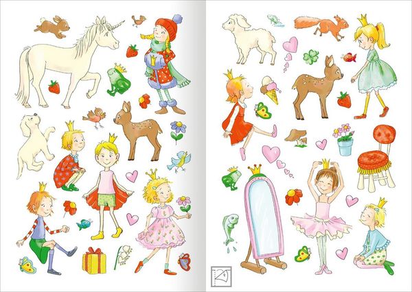 Produktbild: MINI-Stickerheft &ndash; Prinzessinnen