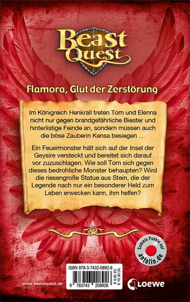 Produktbild: Beast Quest (Band 64) - Flamora, Glut der Zerst&ouml;rung