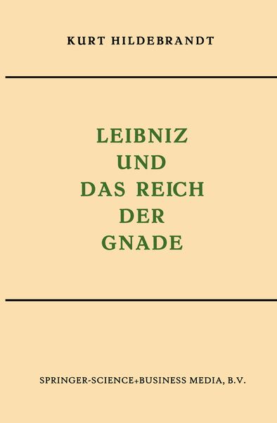 Produktbild: Leibniz und das Reich der Gnade
