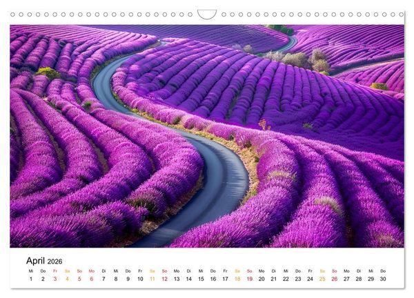 Produktbild: Stra&szlig;en und Wege (Wandkalender 2026 DIN A3 quer), CALVENDO Monatskalender