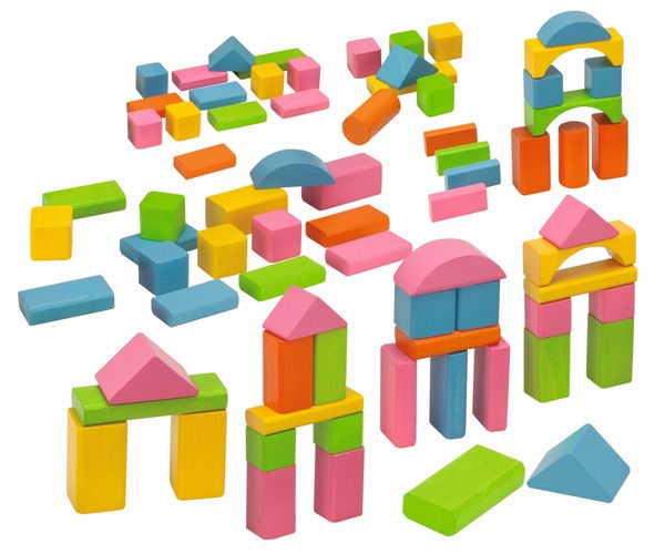 Produktbild: Eichhorn Bunte Holzbausteine