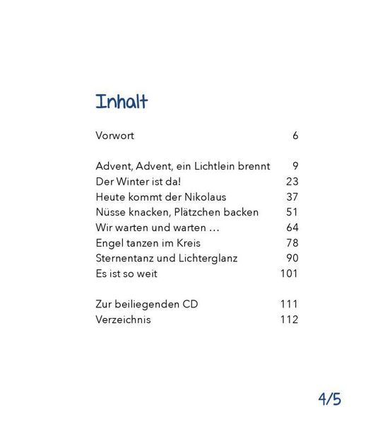 Produktbild: Advent und Weihnachten feiern in der Kita, m. Audio-CD