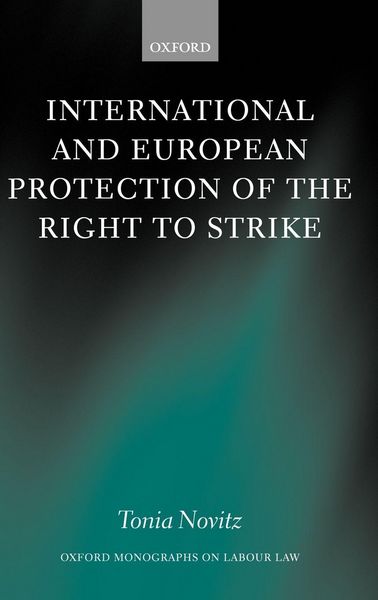 Produktbild: International and European Protection of the Right to Strike