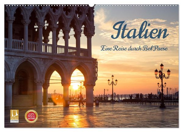 Italien - Eine Reise durch Bel Paese (Wandkalender 2026 DIN A2 quer), CALVENDO Monatskalender