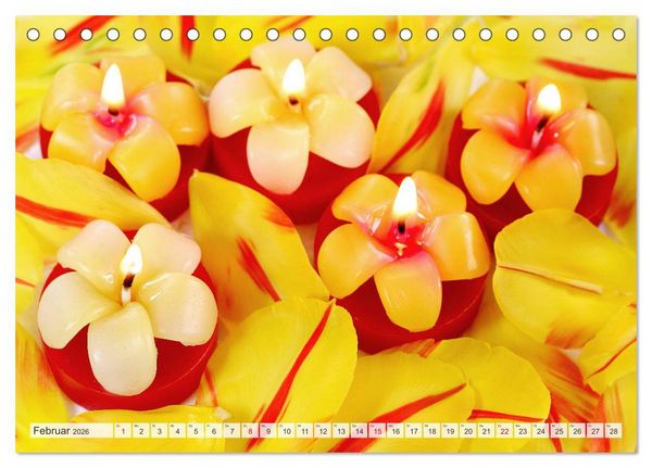 Produktbild: Kerzenlicht (Tischkalender 2026 DIN A5 quer), CALVENDO Monatskalender