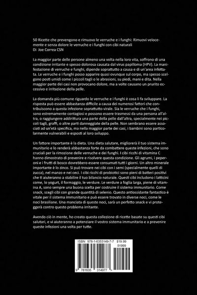 Produktbild: 50 Ricette che prevengono e rimuovo le verruche e i funghi