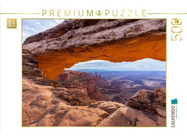 CALVENDO Puzzle Mesa Arch - Canyonlands National Park | 500 Teile Lege-Größe 48 × 36 cm Foto-Puzzle für Erwachsene