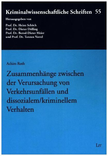 Produktbild: Roth, A: Zusammenh&auml;nge Verkehrsunf&auml;llen
