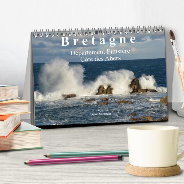 Produktbild: Bretagne. D&eacute;partement Finist&egrave;re - C&ocirc;te des Abers (Tischkalender 2026 DIN A5 quer), CALVENDO Monatskalender