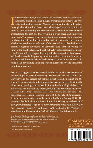 Produktbild: A History of Archaeological Thought