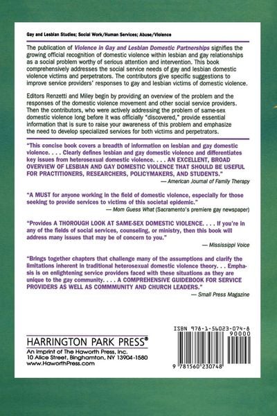 Produktbild: Violence in Gay and Lesbian Domestic Partnerships