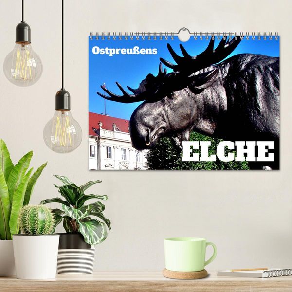 Produktbild: Ostpreu&szlig;ens Elche (Wandkalender 2026 DIN A4 quer), CALVENDO Monatskalender