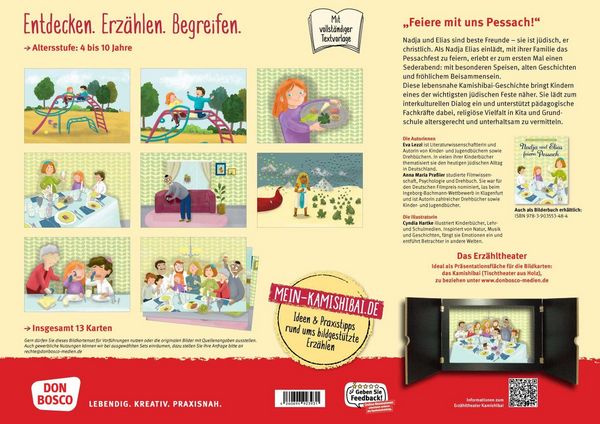 Produktbild: Nadja und Elias feiern Pessach. Kamishibai Bildkartenset
