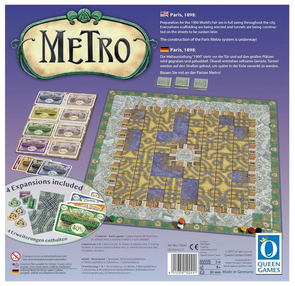 Produktbild: Queen Games 10241 - Metro