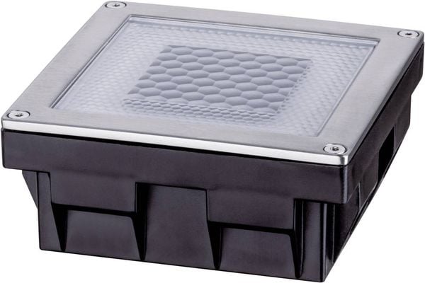 Produktbild: Paulmann 93774 Cube Solar-Einbauleuchte 0.24W Warmweiß Edelstahl, Klar