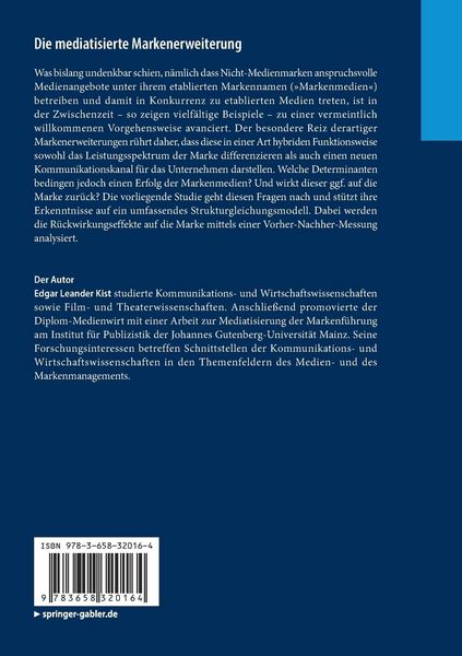 Produktbild: Die mediatisierte Markenerweiterung