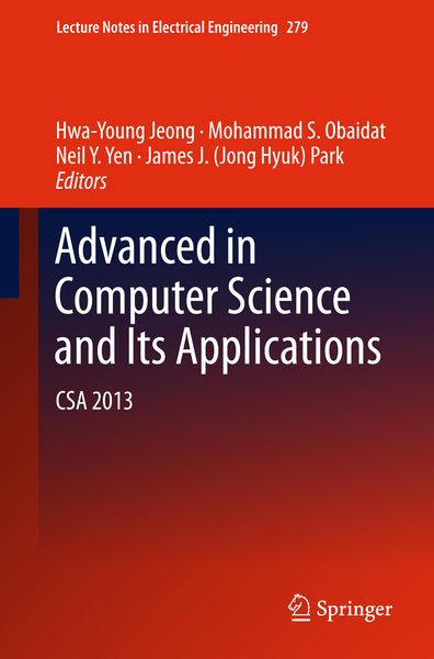 Produktbild: Advances in Computer Science and its Applications