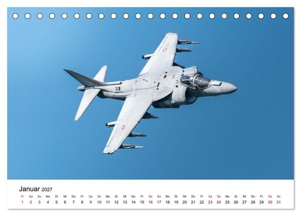 Produktbild: Milit&auml;rflieger (Tischkalender 2027 DIN A5 quer), CALVENDO Monatskalender