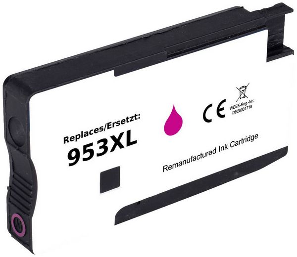 Produktbild: Renkforce Druckerpatrone ersetzt HP 953 XL, F6U17AE Kompatibel Magenta RF-5655882