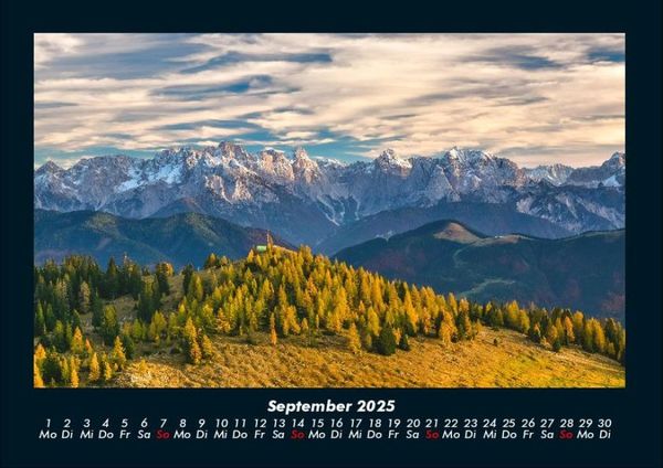 Produktbild: Berge 2025 Fotokalender DIN A4