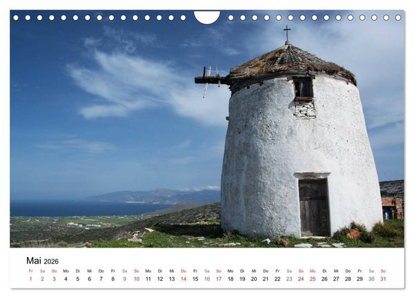 Produktbild: Paros, Perle der Kykladen (Wandkalender 2026 DIN A4 quer), CALVENDO Monatskalender
