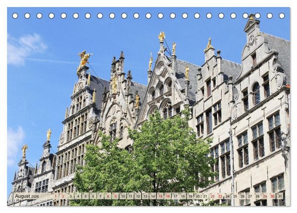 Produktbild: Antwerpen - Faszinierende Gro&szlig;stadt (Tischkalender 2026 DIN A5 quer), CALVENDO Monatskalender