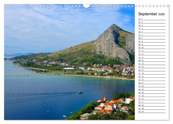 Produktbild: Kroatien - Traumhafte Landschaften und faszinierende St&auml;dte (Wandkalender 2026 DIN A3 quer), CALVENDO Monatskalender
