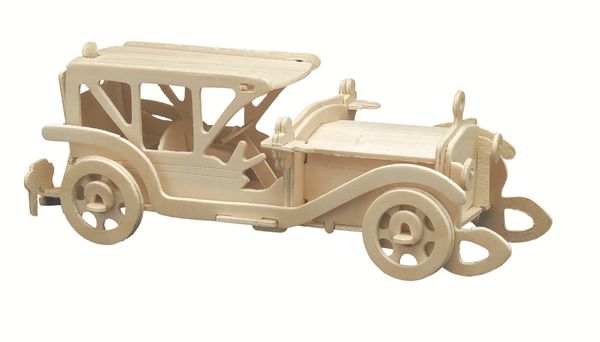 Produktbild: PEBARO 865/3 - Holzbausatz Oldtimer III, 43 Teile, Holzkonstruktion zum Zusammenstecken