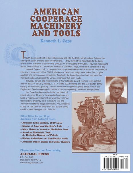 Produktbild: American Cooperage Machinery and Tools