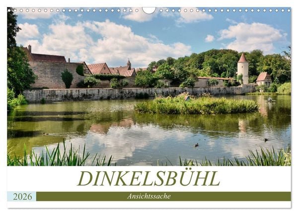 Produktbild: Dinkelsb&uuml;hl - Ansichtssache (Wandkalender 2026 DIN A3 quer), CALVENDO Monatskalender
