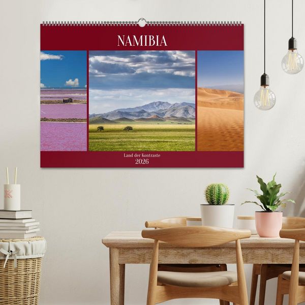 Produktbild: Namibia - Land der Kontraste (Wandkalender 2026 DIN A2 quer), CALVENDO Monatskalender