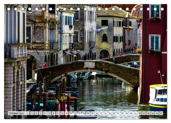 Produktbild: Chioggia - Venedigs kleine Schwester (Tischkalender 2026 DIN A5 quer), CALVENDO Monatskalender